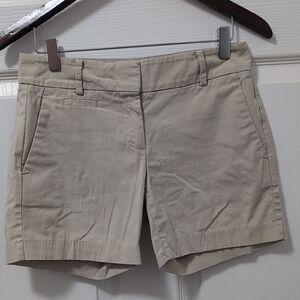 Ann Taylor Tan Bermuda Shorts Classic Style